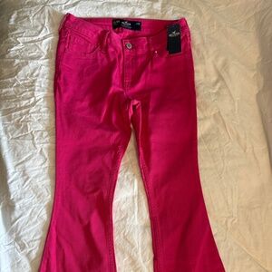 Hollister Low Rise Vintage Flare Pink Jeans Size 24S